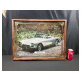 1959 Corvette Shadowbox Wall Clock