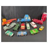 Assorted Vintage Diecast Vehicles and More