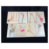 Vintage Vargas Pinups Greeting Cards