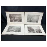 J.T. Wilmore Engravings Turners Landscapes
