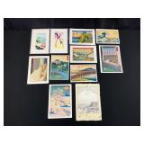 Vintage Post/Greeting cards - Asian Theme