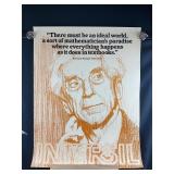 Bertrand Russell Quote Intersil Poster Rolled