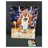 Klay Thompson GS Warriors Signed 8x10