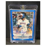Nelson Velazquez Auto #070/150 2022 Topps
