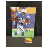Edgerrin James Colts Autograph Photo