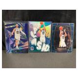 3 Stephen Curry Golden State Warriors Cards
