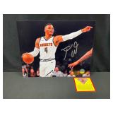 Russell Westbrook Denver Nuggets Signed 8x10