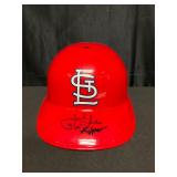 Jack Clarke ï¿½Ripperï¿½ Signed Helmet St. Louis Cards