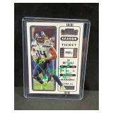 DK Metcalf Auto Panini Contenders Season Ticket