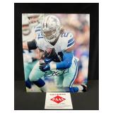 Ezekiel Elliot Dallas Cowboys Signed 8x10