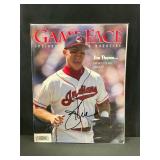 Jim Thome Cleveland Indians signed Magazine