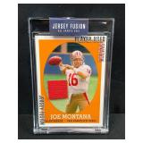 Joe Montana Jersey Fusion Player Used Swatch 2021