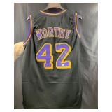 James Worthy Signed Jersey LA Lakers