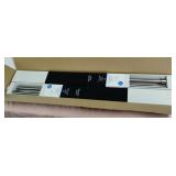 Single Curtain Rod. 30"-84". 2 total