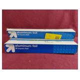 Aluminum foil. 3-85 sq ft rolls