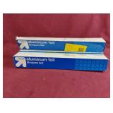 Aluminum foil. 3-85 sq ft rolls