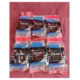 2 blade disposable razors. 6-12 ct packs