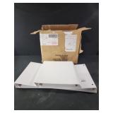 9 white 1" binders