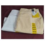 Active skort. Size M. White and yellow