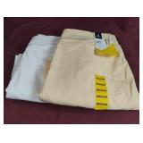 Active skort. Size M. White and yellow