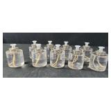 Nine 36 hr liquid wax candles