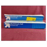 Aluminum foil. 3-85 sq ft rolls