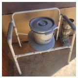 Medical boot and portable potty