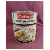 Chef-mate Country Sausage Gravy. 6 lb 9 oz. Exp