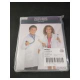 3 pack kids doctors lab coat child size medium