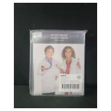 3 pack kids doctors lab coat child size medium