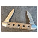 vintage Winchester 2-blade pocket knife with a