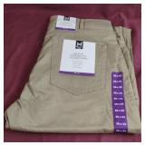 Mason Straight Fit 5 pocket pant. Khaki size 36 x