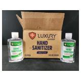 12 hand sanitary bottles with aloe Vera 8 oz