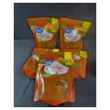 Five 1 lb bags dried mangos