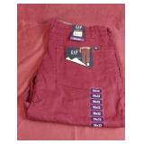 GAP 5 pocket pant size 36 x 32. Burgandy