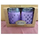 Silicone wrapped glassware. 12 sets