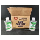12 hand sanitary bottles with aloe Vera 8 oz