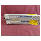 Heavy Duty aluminum foil. 4-55 sq ft rolls