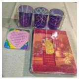 Candle votives, Special Person magnet and a