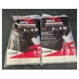 Two packs supertuff 4x10 dropcloths