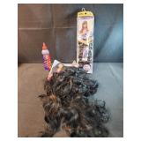Weave hair and glue