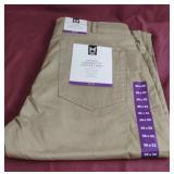 Mason Straight Fit 5 pocket pant. Khaki size 36 x