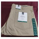 Mason Straight Fit 5 pocket pant. Khaki size 40 x