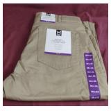 Mason Straight Fit 5 pocket pant. Khaki size 36 x