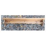 48" wooden shelf