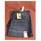 Terra & Sky straight leg size 18W blue jeans