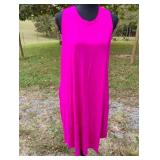 Time & Tru ladies size XL pink dress with pockets