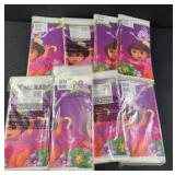 8 packs 6 ct each Dora the explorer table cloths