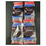 4 packs 12 ct each disposable razors