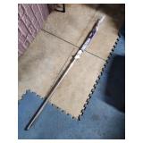 Flag pole kit, pole and bracket